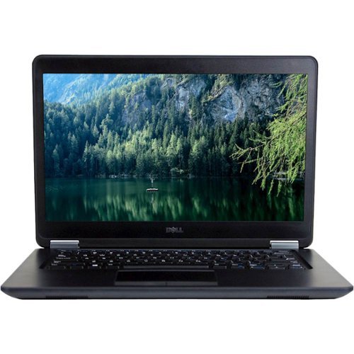 Dell - Latitude 14" Refurbished Laptop - Intel Core i7 - 16GB Memory - 256GB Solid State Drive - Black-Front_Standard 
