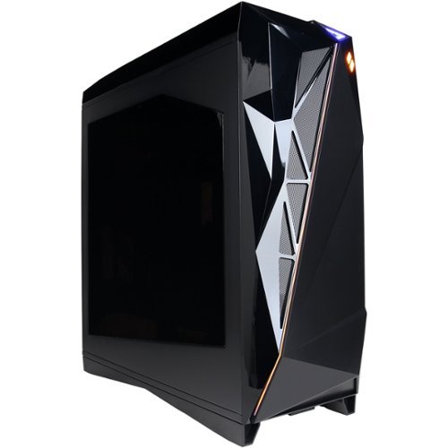 CyberPowerPC - Syber XL XL-ATX Full-Tower Case - Black-Front_Standard 