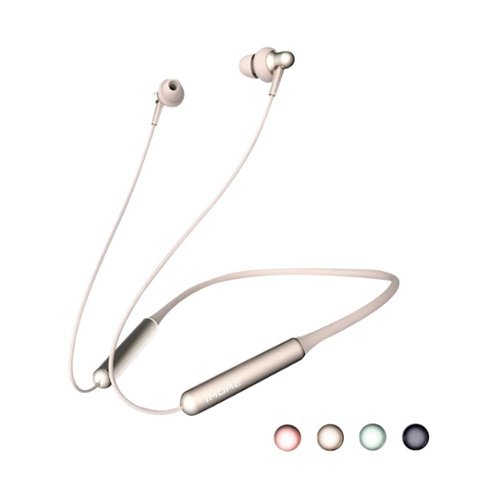 1MORE - STYLISH DUAL-DYNAMIC DRIVER BT Wireless In-Ear Headphones - Platinum Gold-Front_Standard 