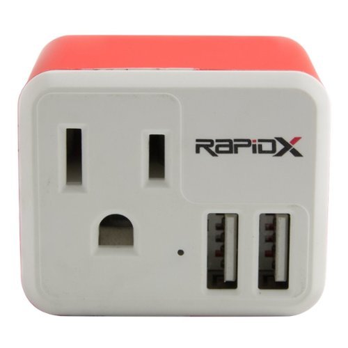 RapidX - PowX Wall USB Charger - Red