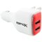 RapidX - DualX Vehicle/Wall USB Charger - Red-Front_Standard