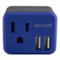 RapidX - PowX Wall USB Charger - Blue-Front_Standard 