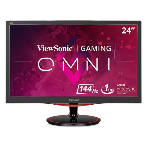 ViewSonic VX2458-MHD 24" 1080p 1ms 144Hz Gaming - Black/Red