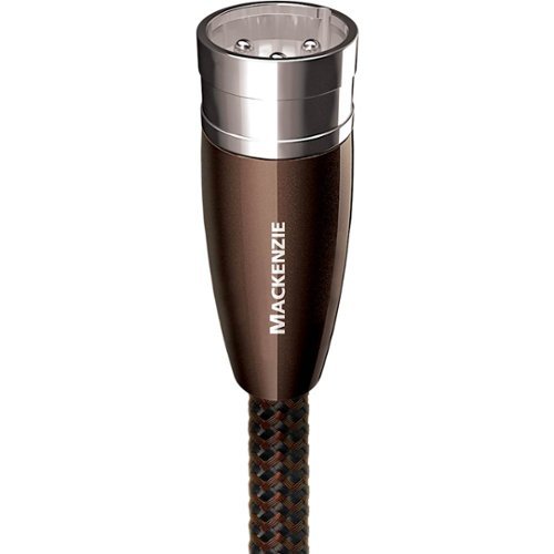 AudioQuest Mackenzie XLR > XLR 1.6' Analog  Audio Interconnect Cable - Brown on Black SHOP ONLINE
