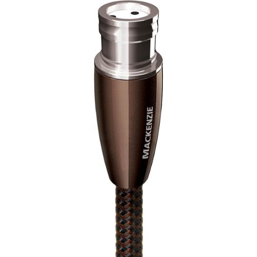 AudioQuest Mackenzie XLR > XLR 1.6' Analog  Audio Interconnect Cable - Brown on Black BUY IN MIDDLE EAST