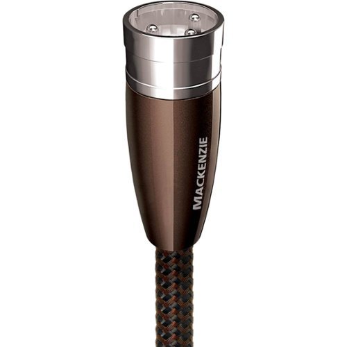 AudioQuest Mackenzie XLR > XLR 1.6' Analog  Audio Interconnect Cable - Brown on Black BUY IN AUSTRALIA