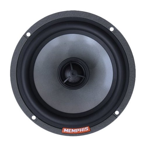 Memphis Car Audio - SixFive 6-1/2" 2-Way Car Speakers with Fiberglass Cones (Pair) - Gray/Black