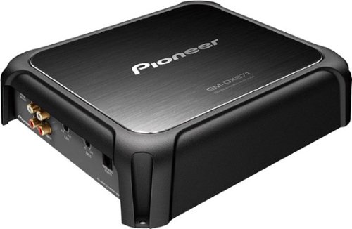 Pioneer - 1-Channel Class D Mono Amplifier - Black