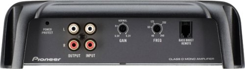 Pioneer 1-Channel Class D Mono Amplifier - Black WORLDWIDE DELIVERY