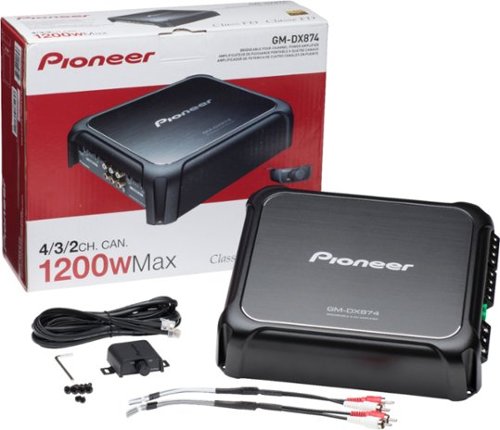 Pioneer 4-Channel Class D Amplifier - Black HOW TO BUY