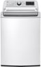 LG - 5.0 Cu. Ft. High-Efficiency Smart Top-Load Washer with TurboWash3D Technology - White-Front_Standard 
