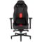 CORSAIR - T2 ROAD WARRIOR Gaming Chair - Black/Red-Front_Standard