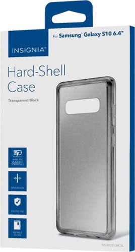 Insignia™ Hard Shell Case for Samsung Galaxy S10+ - Transparent Black HOW TO BUY