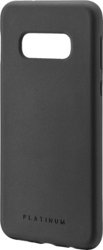  Platinum - Silicone Case for Samsung Galaxy S10e - Black