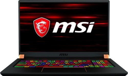 MSI - GS Series Stealth 17.3" Gaming Laptop - Intel Core i7- 16GB Memory- NVIDIA GeForce RTX 2080 Max-Q - 1.024TB SSD - Matte Black With Gold Diamond Cut