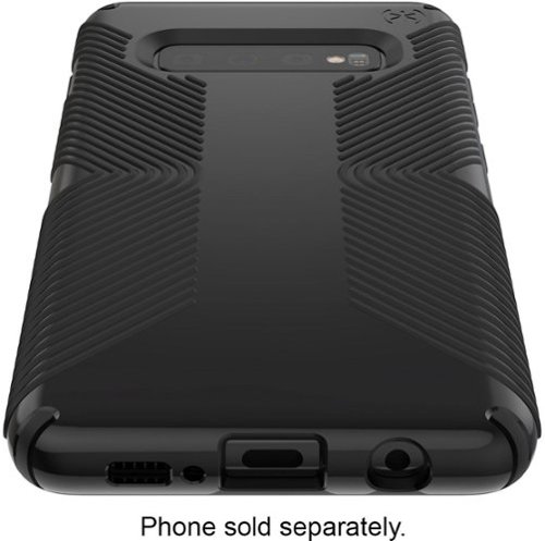 Speck Presidio Glossy Grip Case for Samsung Galaxy S10+ - Black WHERE TO BUY