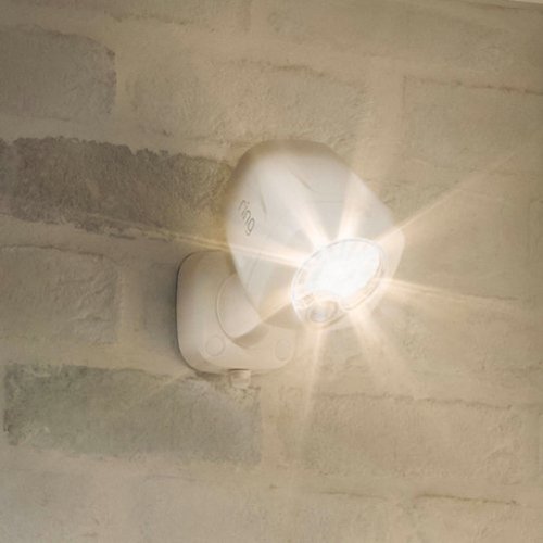 Ring Battery-Powered LED Smart Spotlight - White WORLDWIDE DELIVERY