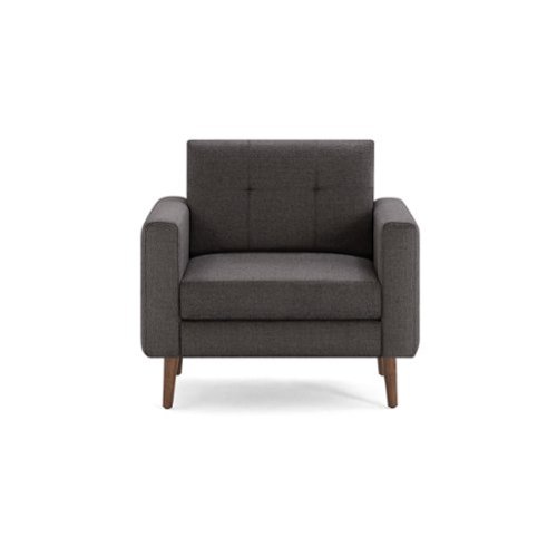 Burrow - Mid Century Nomad Armchair - Charcoal-Front_Standard 
