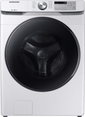 Samsung - 4.5 Cu. Ft. High-Efficiency Stackable Front Load Washer with Steam and Self Clean+ - White