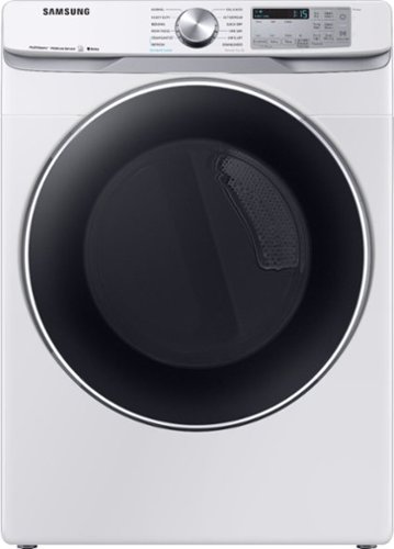 Samsung - 7.5 Cu. Ft. Stackable Smart Gas Dryer with Steam and Sensor Dry - White