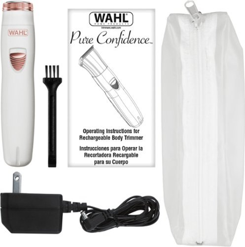 Wahl Electric Shaver - White with Pink Trim GLOBAL SHIPPING