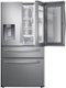Samsung - 27.8 cu. ft. 4-Door French Door Smart Refrigerator with Food Showcase - Fingerprint Resistant Stainless Steel-Front_Standard