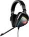 ASUS - ROG Delta RGB Wired Gaming Headset for PC, Mac, PS4, Nintendo Switch, Mobile Devices - Black-Front_Standard
