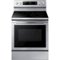 Samsung - 5.9 Cu. Ft. Self-Cleaning Freestanding Electric Convection Range - Stainless Steel-Front_Standard