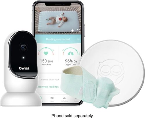 Owlet - Monitor Duo - White-Front_Standard 