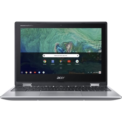 Acer - Spin 11 2-in-1 11.6" Touch-Screen Chromebook - Intel Celeron - 4GB Memory - 32GB eMMC Flash Memory-Front_Standard 