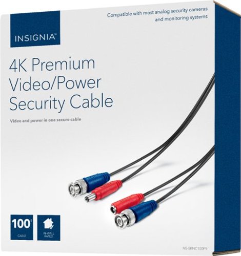 Insignia™ 100' 4K Ultra HD Premium Video/Power Accessory Cable - Black HOW TO BUY