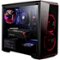 CLX - SET Gaming Desktop - AMD Ryzen 3 2200G - 8GB Memory - NVIDIA GeForce RTX 2060 - 1TB HDD + 120GB SSD - Black/Red-Front_Standard