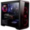 CLX - SET Gaming Desktop - AMD Ryzen 5 2600 - 16GB Memory - NVIDIA GeForce RTX 2060 - 1TB HDD + 120GB SSD - Black/Red-Front_Standard