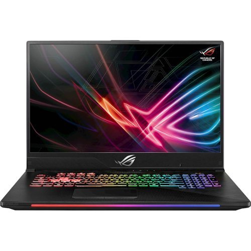 ASUS - ROG Strix SCAR II - 17.3" Gaming Laptop - Intel Core i7 - 16GB Memory - NVIDIA GeForce RTX 2070 - 1TB SSHD - Black Carbon Fiber-Front_Standard 