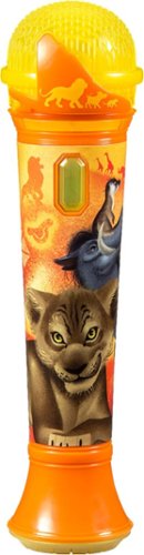  eKids - Disney The Lion King Sing-Along Portable Karaoke System - Yellow/Orange