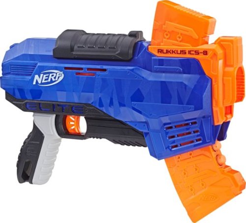  Nerf - N-Strike Elite Rukkus ICS-8 Blaster - Blue/Orange
