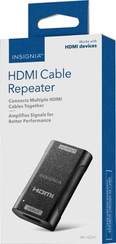 Insignia™ HDMI Cable Repeater with 4K and HDR Support - Black HOW TO BUY