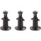 Wasserstein - Wall Mount for Blink Outdoor and Indoor Cameras (3-Pack) - Black-Front_Standard