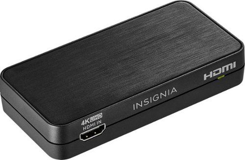 Insignia™ - HDMI Audio Extractor with 4K @ 60Hz / HDR Support - Black