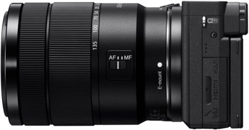 Sony Alpha a6400 Mirrorless 4K Video Camera with E 18-135mm f/3.5-5.6 OSS Lens - Black WORLDWIDE DELIVERY