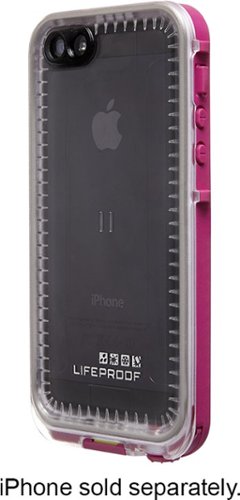  LifeProof - nüüd Case for Apple® iPhone® SE, 5s and 5 - Blaze Pink/Clear