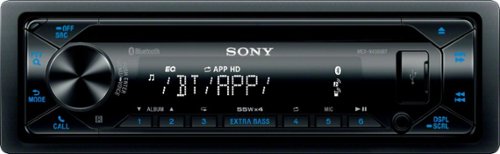 Image of Sony - In-Dash Receiver - Built-in Bluetooth with Detachable Faceplate - Black