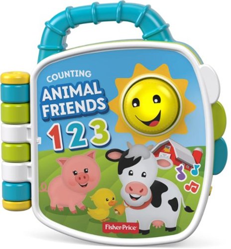 Fisher-Price - Laugh & Learn Counting Animal Friends Learning Book - Blue