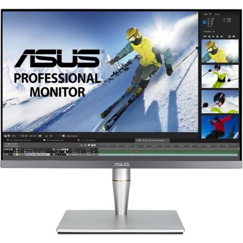 ASUS - ProArt PA24AC 24.1" IPS LCD HD Monitor with HDR - Gray-Front_Standard 