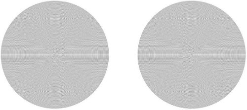 Sonos - Architectural 6-1/2" Passive 2-Way In-Ceiling Speakers (Pair) - White