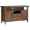 Simpli Home - Redmond Solid Wood 54 inch Wide Transitional TV Media Stand For TVs up to 60 inches - Rustic Natural Aged Brown-Front_Standard