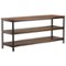 Simpli Home - Skyler TV Stand for Most TVs Up to 66" - Dark Cognac Brown-Front_Standard