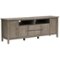 Simpli Home - Warm Shaker SOLID WOOD 72 inch Wide Transitional TV Media Stand in Distressed Grey For TVs up to 80 inches - Distressed Gray-Front_Standard