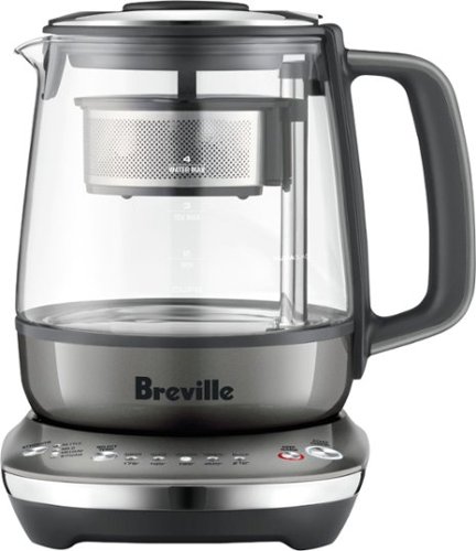 Breville - 1L Electric Tea Maker/Kettle - Smoked Hickory