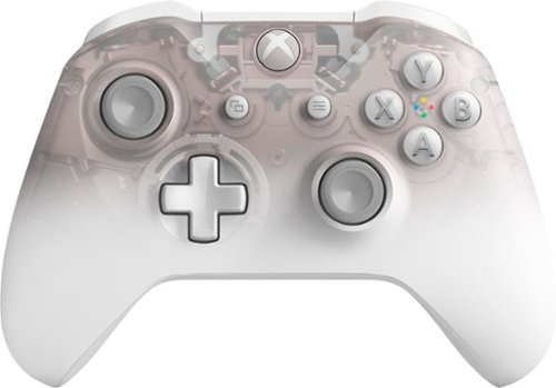  Microsoft - Wireless Controller for Xbox One and Windows 10 - Phantom White Special Edition